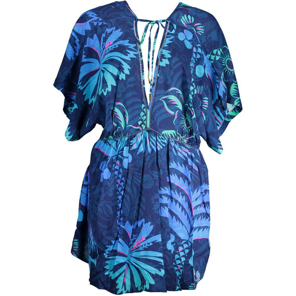 Desigual Blue Cotton Women Dress Desigual Blue Cotton Women Dress