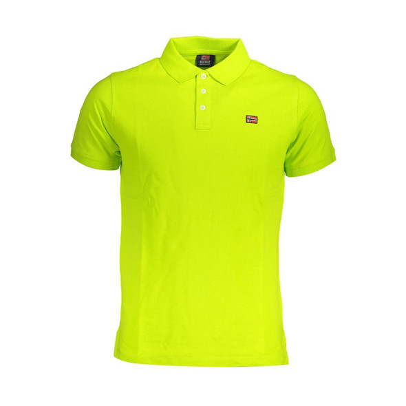 Norway 1963 Yellow Cotton Men Polo Shirt Norway 1963 Yellow Cotton Men Polo Shirt