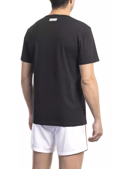 Black Cotton Men T-Shirt BI-22053 Black Cotton Men T-Shirt BI-22053