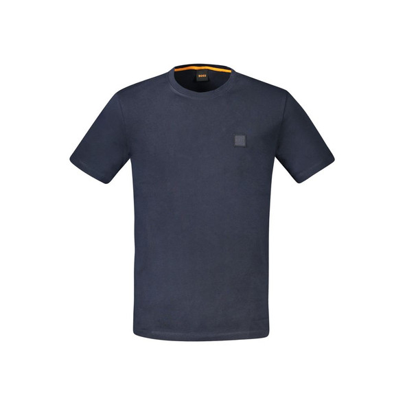 Hugo Boss Blue Cotton Men T-Shirt BO-33102 Hugo Boss Blue Cotton Men T-Shirt BO-33102
