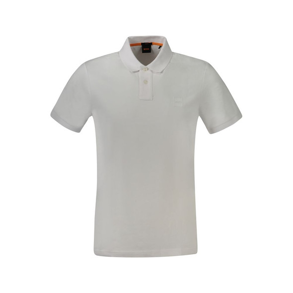 White Cotton Polo Shirt BO-33115 White Cotton Polo Shirt BO-33115