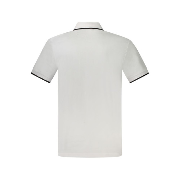 Hugo Boss White Cotton Polo Shirt BO-33092 Hugo Boss White Cotton Polo Shirt BO-33092