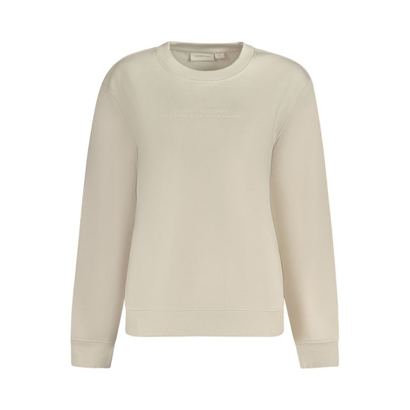 Beige Cotton Women Sweater Beige Cotton Women Sweater