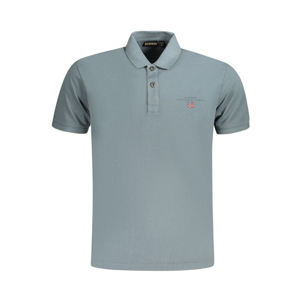 Napapijri Brown Cotton Men Polo Shirt NA-35714 Napapijri Brown Cotton Men Polo Shirt NA-35714