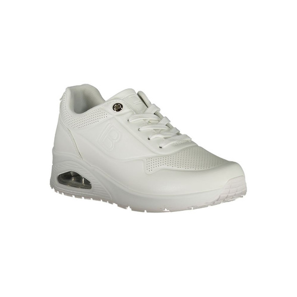 Laura Biagiotti White Polyester Women Sneaker LA-36482 Laura Biagiotti White Polyester Women Sneaker LA-36482