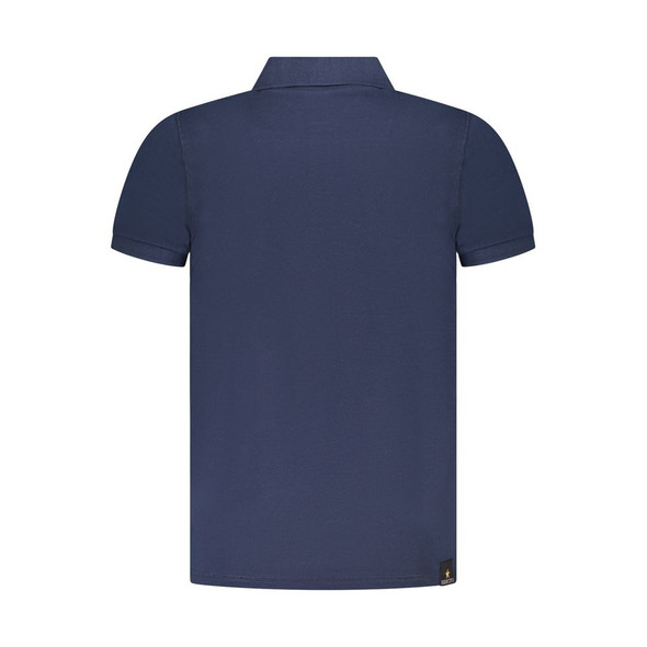Accademia Militare Blue Cotton Polo Shirt AC-36549 Accademia Militare Blue Cotton Polo Shirt AC-36549