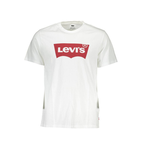 Levi's White Cotton Men T-Shirt LE-37074 Levi's White Cotton Men T-Shirt LE-37074
