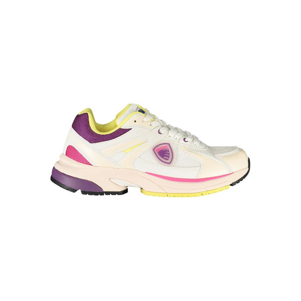 Blauer White Polyester Women Sneaker BL-39259 Blauer White Polyester Women Sneaker BL-39259