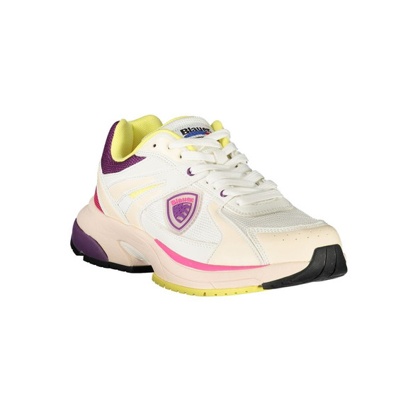 Blauer White Polyester Women Sneaker BL-39259 Blauer White Polyester Women Sneaker BL-39259