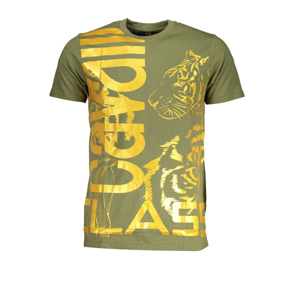 Green Cotton T-Shirt CA-28604 Green Cotton T-Shirt CA-28604