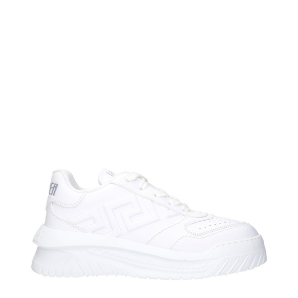 Versace White Leather Sneakers VE15248494166281BT Versace White Leather Sneakers VE15248494166281BT