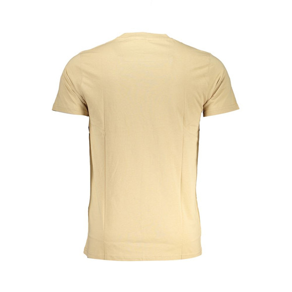 Beige Cotton T-Shirt CA-28568 Beige Cotton T-Shirt CA-28568