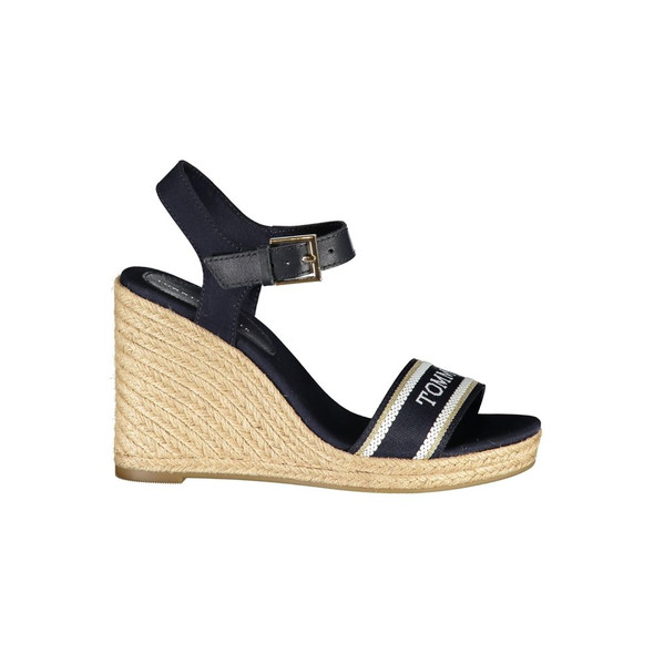 Tommy Hilfiger Blue Polyester Sandal Tommy Hilfiger Blue Polyester Sandal