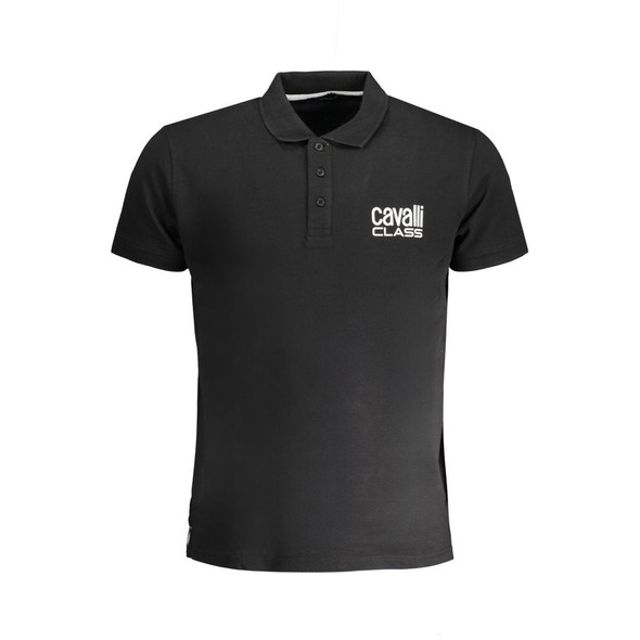 Black Cotton Polo Shirt CA-30280 Black Cotton Polo Shirt CA-30280