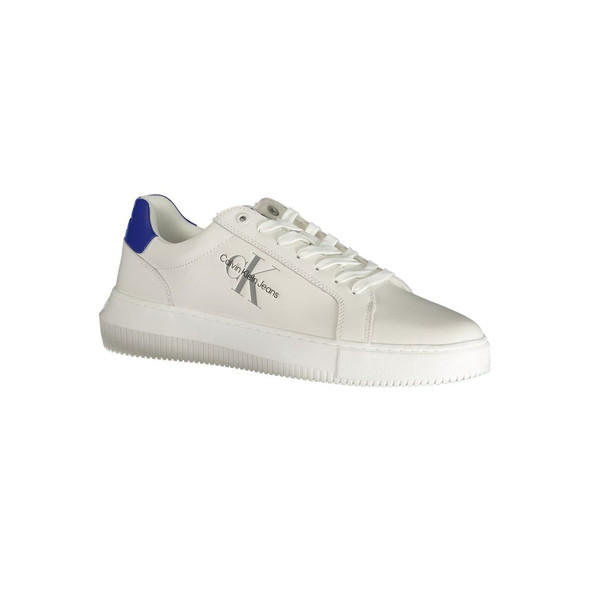 White Polyester Sneaker CA-31287 White Polyester Sneaker CA-31287