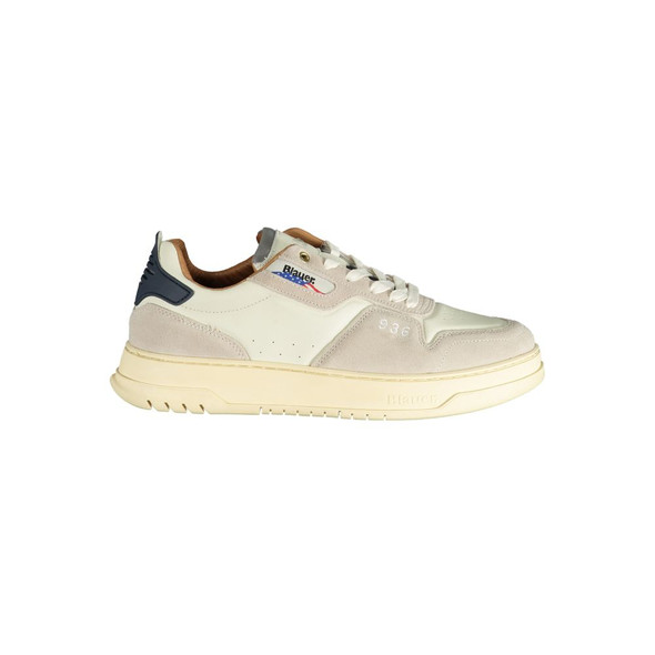 White Polyethylene Men Sneaker BL-33847 White Polyethylene Men Sneaker BL-33847