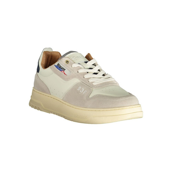 White Polyethylene Men Sneaker BL-33847 White Polyethylene Men Sneaker BL-33847