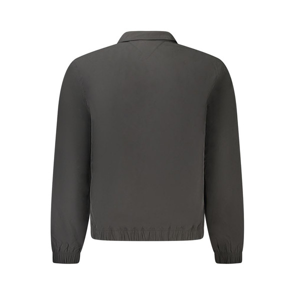 Tommy Hilfiger Black Polyester Men Jacket TO-35364 Tommy Hilfiger Black Polyester Men Jacket TO-35364