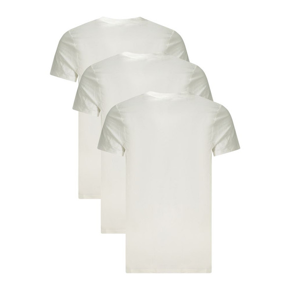 Calvin Klein White Cotton Men T-Shirt CA-36025 Calvin Klein White Cotton Men T-Shirt CA-36025