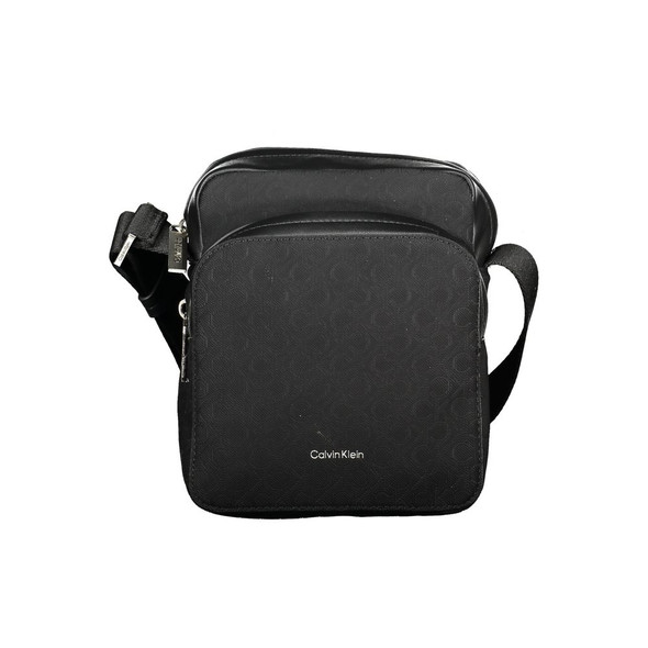 Black Polyester Men Shoulder Bag CA-36303 Black Polyester Men Shoulder Bag CA-36303