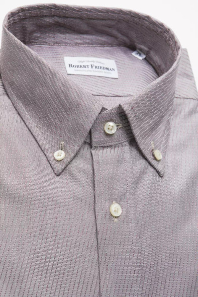 Robert Friedman Beige Cotton Men's Shirt RO-20453 Robert Friedman Beige Cotton Men's Shirt RO-20453