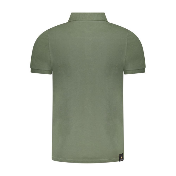 Accademia Militare Green Cotton Polo Shirt AC-36545 Accademia Militare Green Cotton Polo Shirt AC-36545