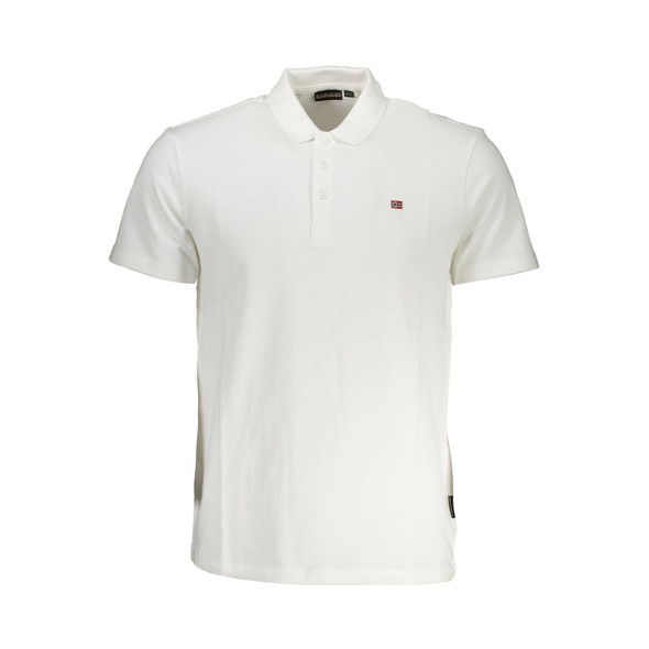 White Cotton Men Polo Shirt NA-37512 White Cotton Men Polo Shirt NA-37512