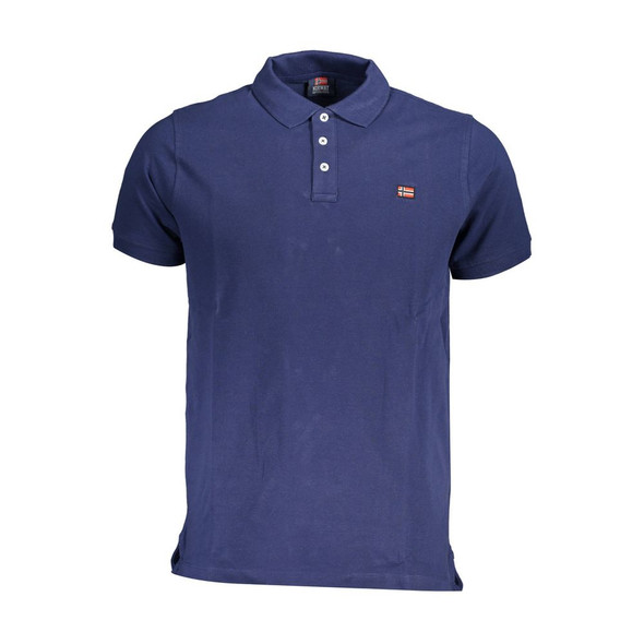 Norway 1963 Blue Cotton Men Polo Shirt NO-37956 Norway 1963 Blue Cotton Men Polo Shirt NO-37956