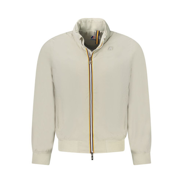 Beige Nylon Men Jacket KW-38786 Beige Nylon Men Jacket KW-38786