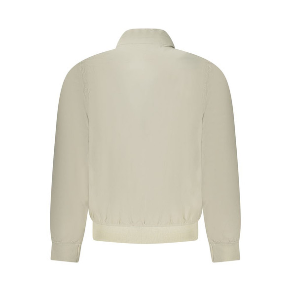 Beige Nylon Men Jacket KW-38786 Beige Nylon Men Jacket KW-38786