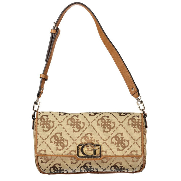 Guess Jeans Beige Polyester Women Handbag Guess Jeans Beige Polyester Women Handbag