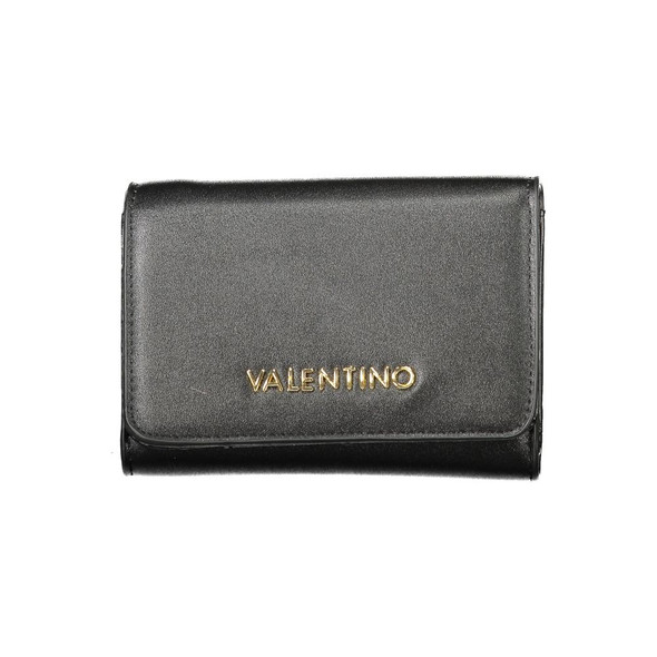 Mario Valentino Black Polyethylene Women Wallet VA-39149 Mario Valentino Black Polyethylene Women Wallet VA-39149