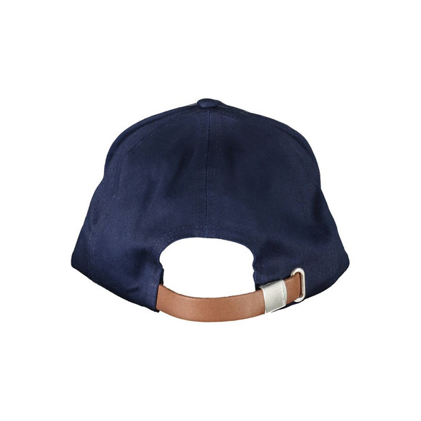 La Martina Blue Cotton Men Cap LA-37970 La Martina Blue Cotton Men Cap LA-37970