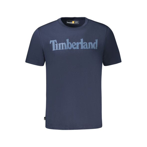 Timberland Blue Cotton T-Shirt TI-35502 Timberland Blue Cotton T-Shirt TI-35502