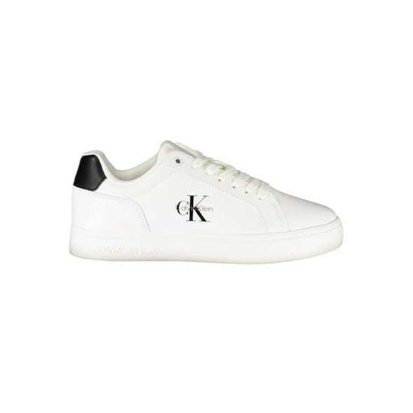 White Leather Women Sneaker CA-39384 White Leather Women Sneaker CA-39384