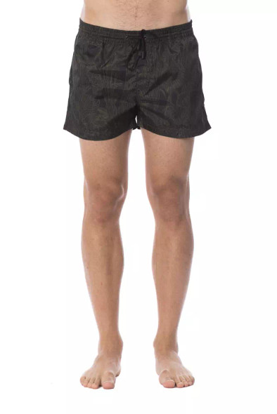 Roberto Cavalli Sport Army Polyester Men Swimwear RO-13749 Roberto Cavalli Sport Army Polyester Men Swimwear RO-13749