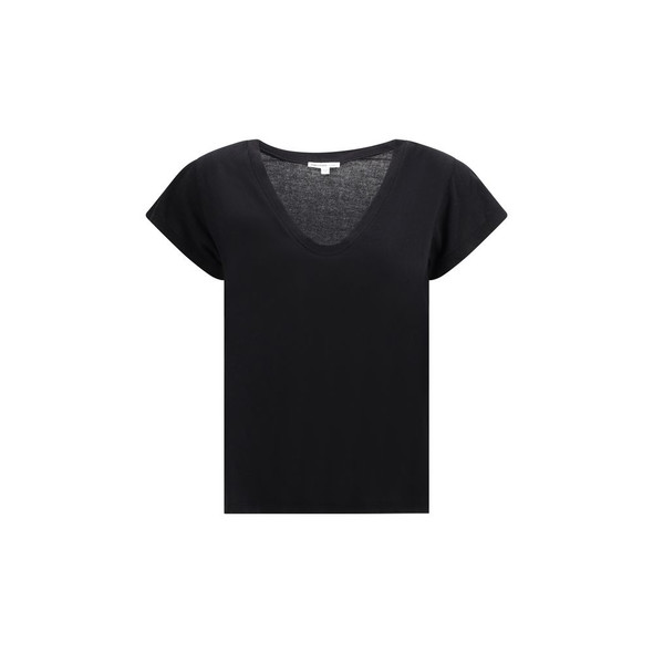 V-neck cotton T-Shirt JAWUC3182BLKBB V-neck cotton T-Shirt JAWUC3182BLKBB