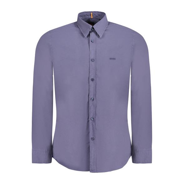 Hugo Boss Blue Cotton Men Shirt BO-33897 Hugo Boss Blue Cotton Men Shirt BO-33897