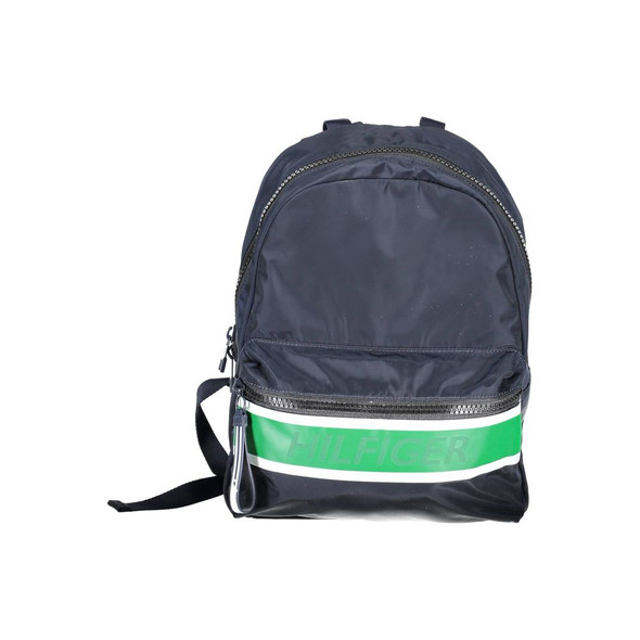 Tommy Hilfiger Blue Polyester Backpack TO-6190 Tommy Hilfiger Blue Polyester Backpack TO-6190
