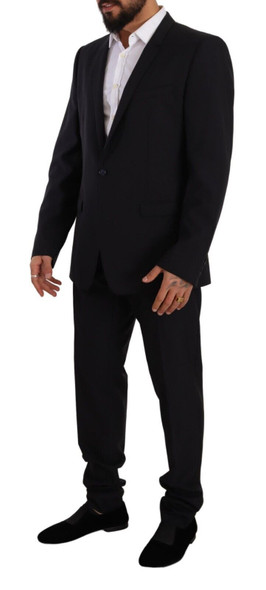 Blue GOLD Wool Single Breasted 2 Piece Suit Blue GOLD Wool Single Breasted 2 Piece Suit