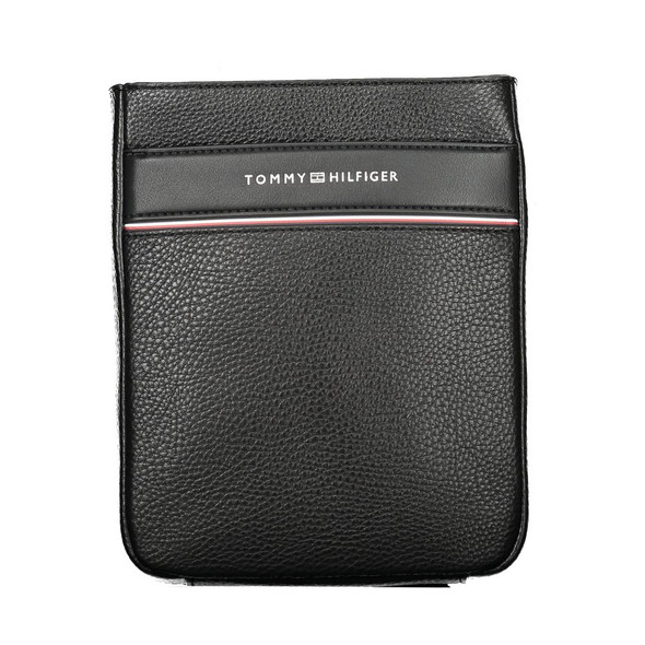 Black Polyethylene Men Shoulder Bag TO-36368 Black Polyethylene Men Shoulder Bag TO-36368