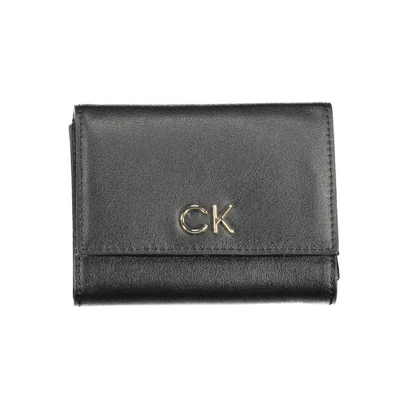 Black Polyester Women Wallet CA-37971 Black Polyester Women Wallet CA-37971