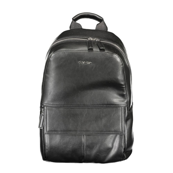 Black Polyester Men Backpack CA-38036 Black Polyester Men Backpack CA-38036
