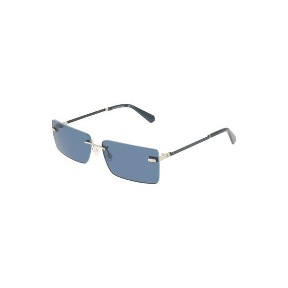 Calvin Klein Blue Metal Women Sunglass Calvin Klein Blue Metal Women Sunglass