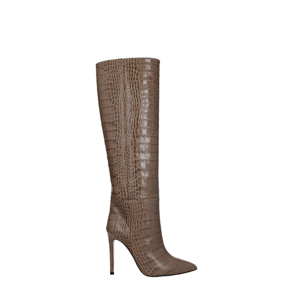 Paris Texas Beige Leather High Heel Boots Paris Texas Beige Leather High Heel Boots