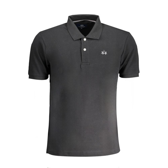 Black Cotton Polo Shirt Black Cotton Polo Shirt
