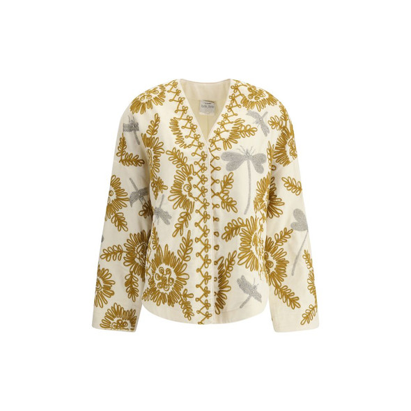 Forte_Forte Embroidered velvet Kimono Forte_Forte Embroidered velvet Kimono