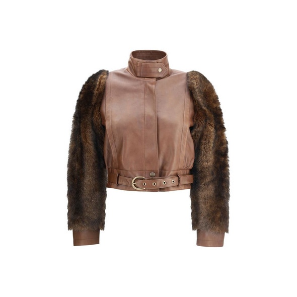 Chloé Leather and fur short Jacket Chloé Leather and fur short Jacket