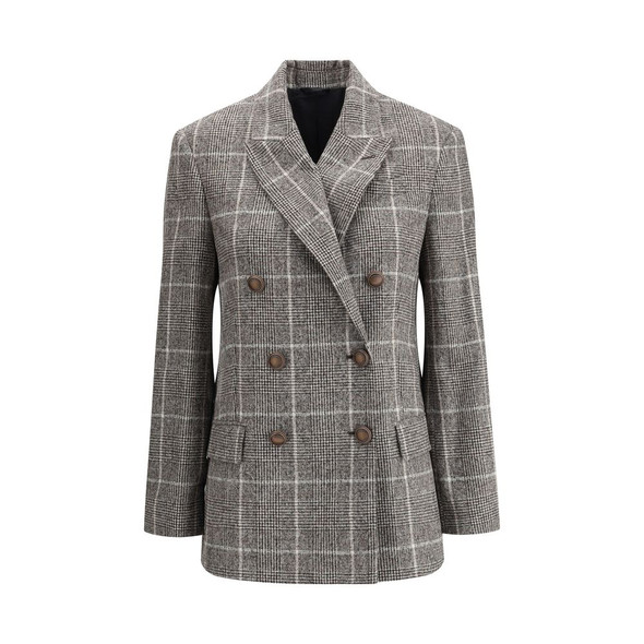 Brunello Cucinelli Alpaca and wool Prince de Galles Blazer Brunello Cucinelli Alpaca and wool Prince de Galles Blazer