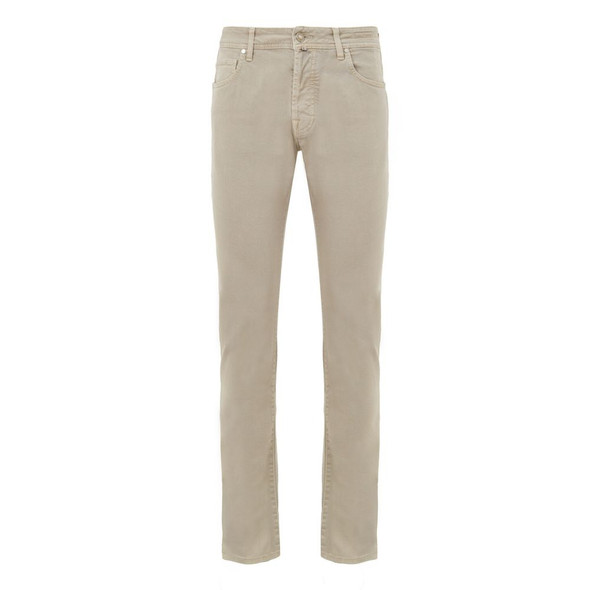 Beige Cotton Jeans Denim Beige Cotton Jeans Denim